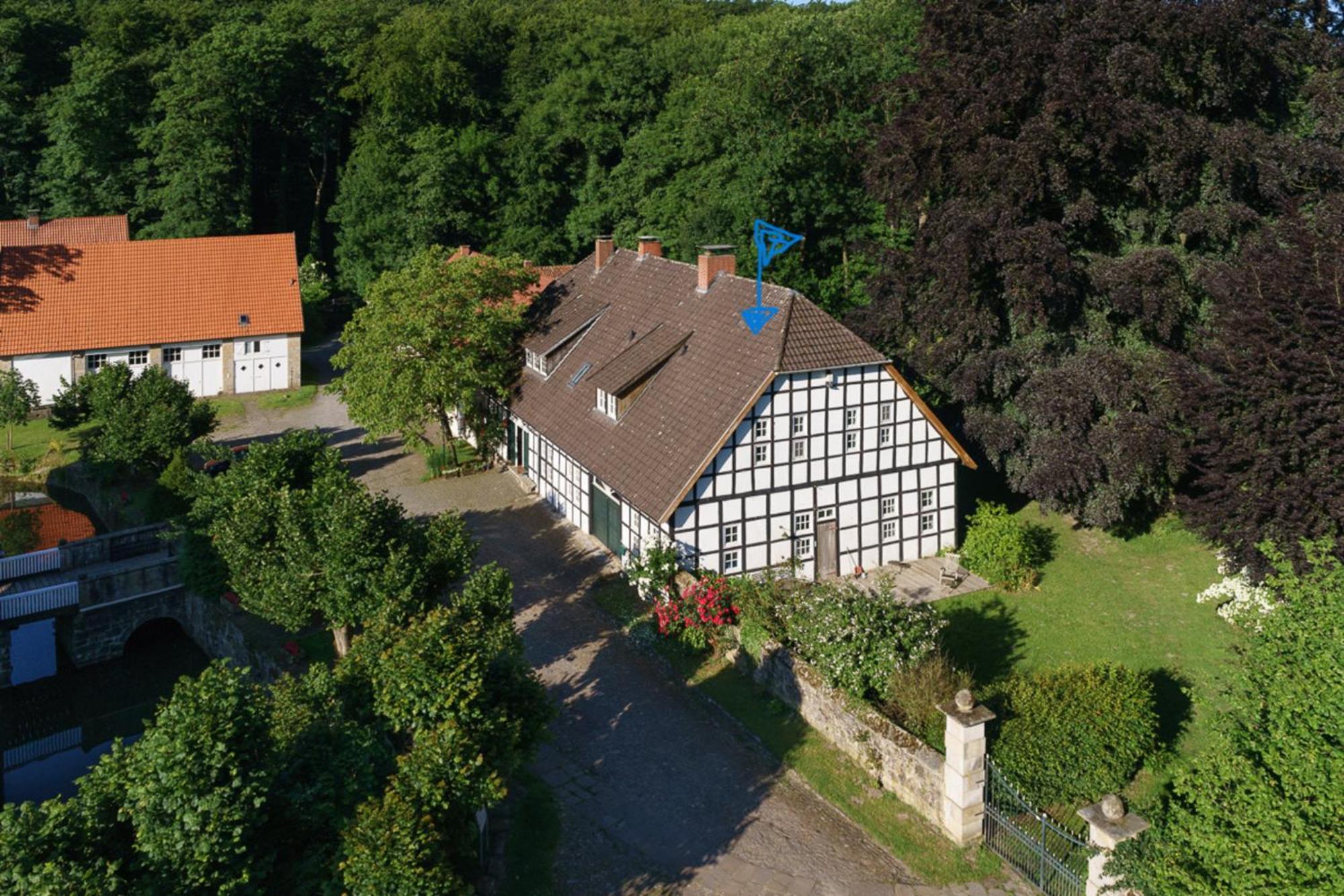 Ferienhaus am Wasserschloss Haus Marck Tecklenburg Exterior foto